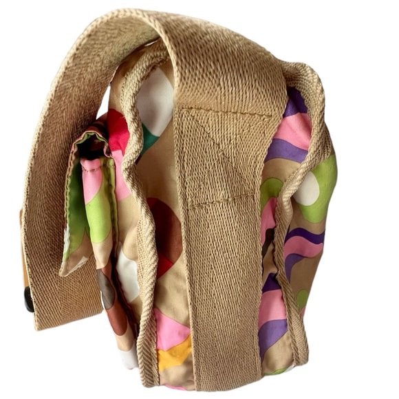 LeSportsac Two Piece Shoulder Cross Body Bag & Coin Purse Pouch Heart Design EUC - Picture 7 of 14